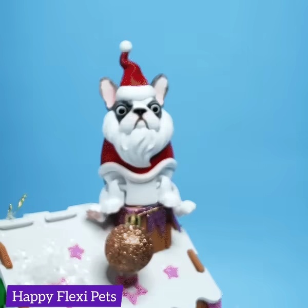 Frenchie Santa